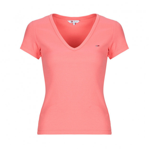 Camiseta Essential con cuello de pico