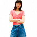 Camiseta Essential con cuello de pico