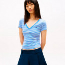 Camiseta Essential con cuello de pico