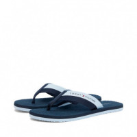Chanclas con Logos en bajo Relieve  TOMMY HILFIGER