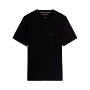 Camiseta de punto con cuello redondo