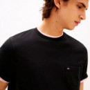 Camiseta de punto con cuello redondo