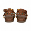 ESCLAVA GILDA ABALORIOS MARRON