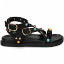 ESCLAVA GILDA ABALORIOS NEGRO