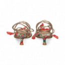 FLOR ROSA SANDALIA TIRITAS BEIGE