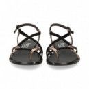 ESCLAVA ENTRELAZADA BRONCE+ANTE NEGRO