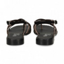 ESCLAVA ENTRELAZADA BRONCE+ANTE NEGRO