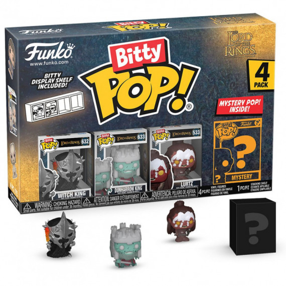 Funko Bitty POP Pack 4 El Señor de los Anillos