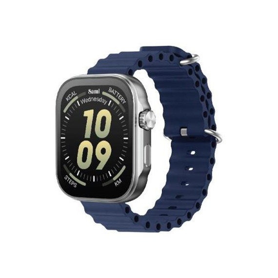 SAMI Reloj Inteligente SUPRA WS-2383AZ Con GPS/Resistente Agua/Sueño/Cardiaco/Oxigeno Azul