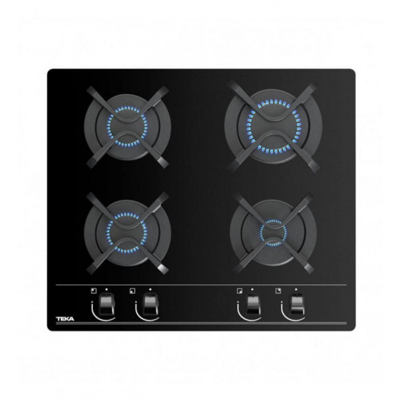 Placa de Gas TEKA Gbc 64000 Kbb Cristal Negro