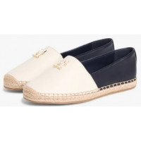 TOMMY HILFIGER - Th Logo Leather Espadrille - 0G0 - F|FW0FW09246/0G0
