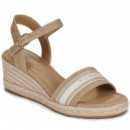TOMMY HILFIGER - MID WEDGE ESPAD WEBBING - RBC - F|FW0FW09230/RBC