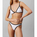 Parte Baja bikini Calvin Klein blanco-negro