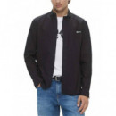 KLJ POPLIN SHIRT BLACK