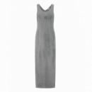 Vestidos Vestido ICHI Nicalo Black Acid Wash