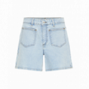 Pantalones cortos Shorts ICHI Twiggy Denim Light Blue Stonewashed