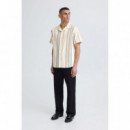 Camisas Camisa !SOLID Isai Bungee Cord Beige