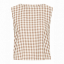 B-YOUNG Blusas y Camisas Top B.young Falakka Woodsmoke Check