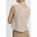 B-YOUNG Blusas y Camisas Top B.young Falakka Woodsmoke Check