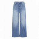 Pantalones Mujer Jeans ICHI Twiggy Cropped Light Blue