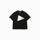 Camisetas Hombre Camiseta AND WANDER Big Logo Ss T Black