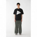Camisetas Hombre Camiseta AND WANDER Big Logo Ss T Black