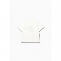 Camisetas Hombre Camiseta AND WANDER Big Logo Ss T Whihte