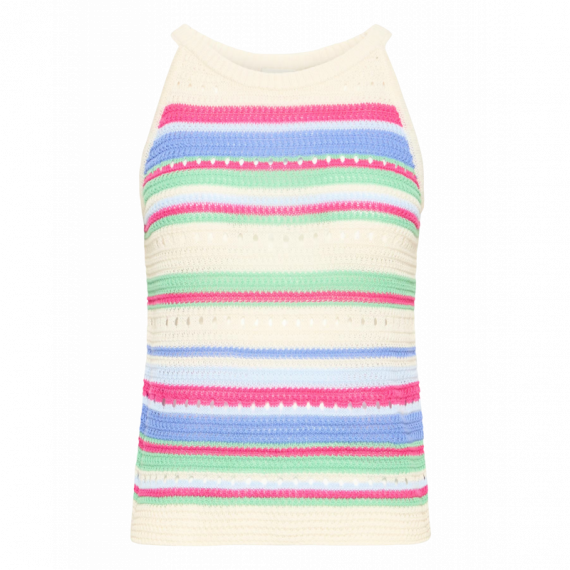 Camisas y tops Top ICHI Florise Very Berry Multi Stripe