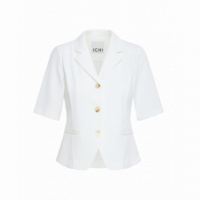 Chaquetas Mujer Blazer ICHI Kate Trend Manga Corta Cloud Dancer