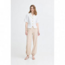 Chaquetas Mujer Blazer ICHI Kate Trend Manga Corta Cloud Dancer