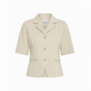 Chaquetas Mujer Blazer ICHI Kate Trend Manga Corta Doeskin