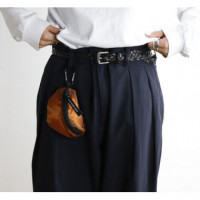 Riñonera Mini Pouch AND WANDER Sil Dark Orange