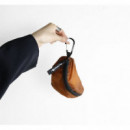 Riñonera Mini Pouch AND WANDER Sil Dark Orange