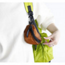 Riñonera Mini Pouch AND WANDER Sil Dark Orange