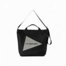 Mochilas Bolso AND WANDER Recycle OX Logo Tote Bag Black