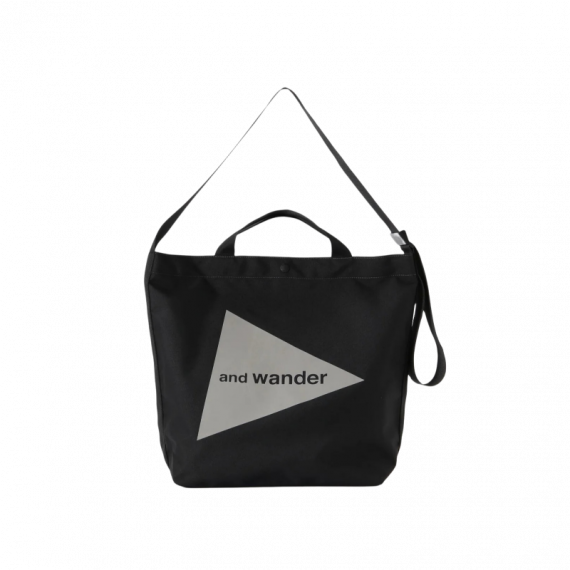 Mochilas Bolso AND WANDER Recycle OX Logo Tote Bag Black