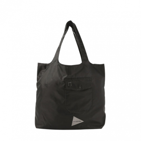 Bolsa Bolso AND WANDER Crispy Rip Grocery Pocket Bag Black