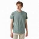 Scotta 1985 Camisas Camiseta SCOTTA Classic Organic Verde Grisaceo