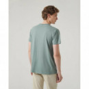 Scotta 1985 Camisas Camiseta SCOTTA Classic Organic Verde Grisaceo