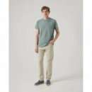 Scotta 1985 Camisas Camiseta SCOTTA Classic Organic Verde Grisaceo