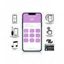 INTOYOU 8436615002337 HUEVO MASTURBADOR VIBRADOR FEMENINO CON APP ROSA/AZUL