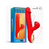 INTOYOU 8436615002986 Vibrador Doble Motor con Estimulador Clitoris Ascen