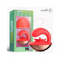 INTOYOU IN-496 Estimulador Clitoris con Vibrador y Lengua Rondy