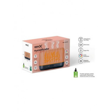 GEN-X HA-6518 HUMIDIFICADOR AROMATIZADOR ULTRASONICO 200ML