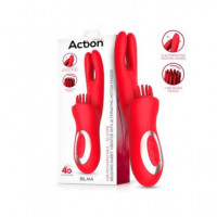 ACTION AC-043 Vibrador con 4 Motores y Movimientos Alternates Bilma