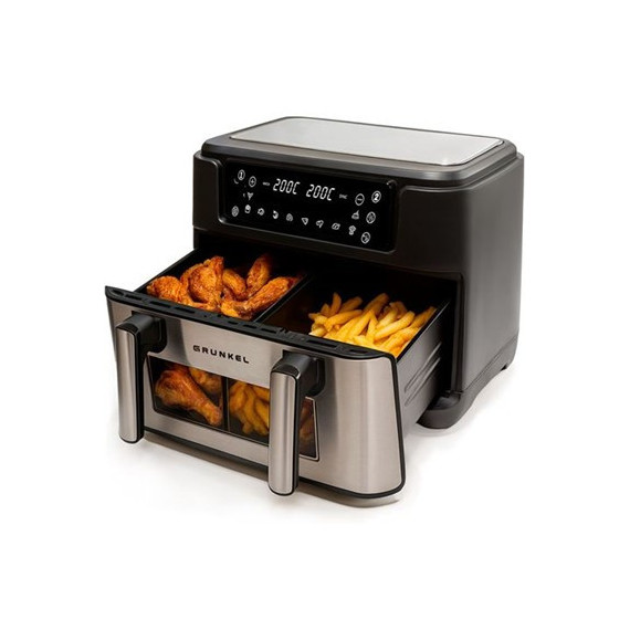 GRUNKEL DUALFLEXFRYER FREIDORA DE AIRE 10 LITROS 2800W CUBETOS FLEXIBLES