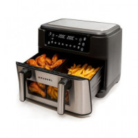 GRUNKEL Dualflexfryer Freidora de Aire 10 Litros 2800W Cubetos Flexibles
