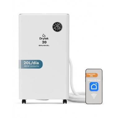 GRUNKEL DH-20DT DESHUMIDIFICADOR DE 20 LITROS CON DISPLAY Y WIFI