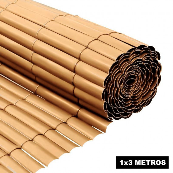 CAÑIZO PLÁSTICO BAMBOO SIMPLE CARA DONNA GARDEN 1X3 M