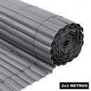 CAÑIZO PLÁSTICO GRIS SIMPLE CARA DONNA GARDEN 2X3 M